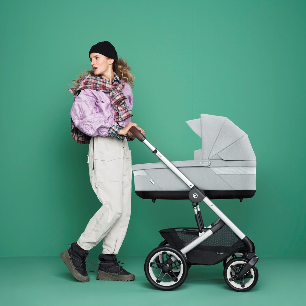 Cybex INFO+ Draagmand Cot Lux Almond beige