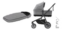 Thule 3-in-1 Kinderwagen Sleek + Gratis Voetenzak Grey Melange