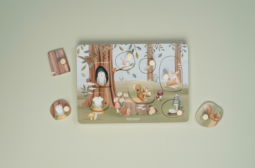 Little Dutch Puzzle sonore Forest Friends