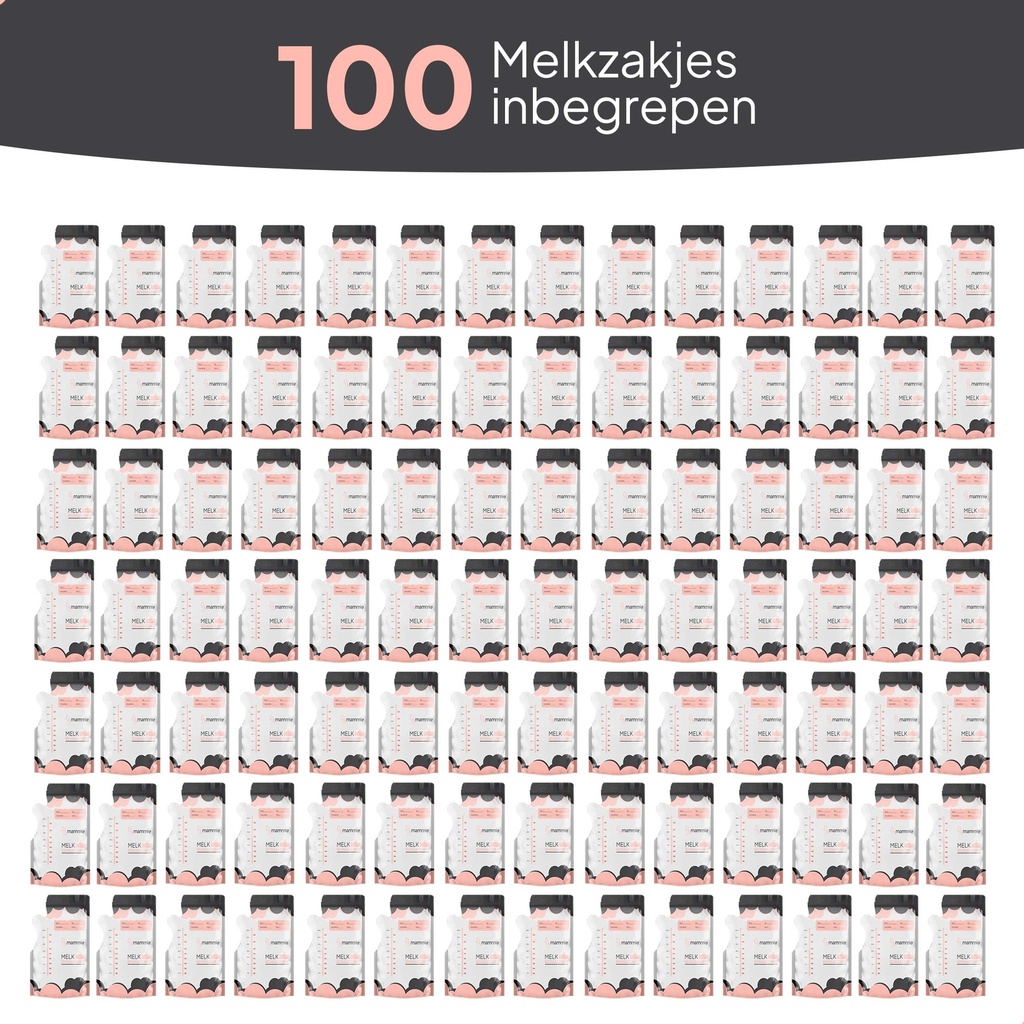 Bewaarzakjes moedermelk, 100 st