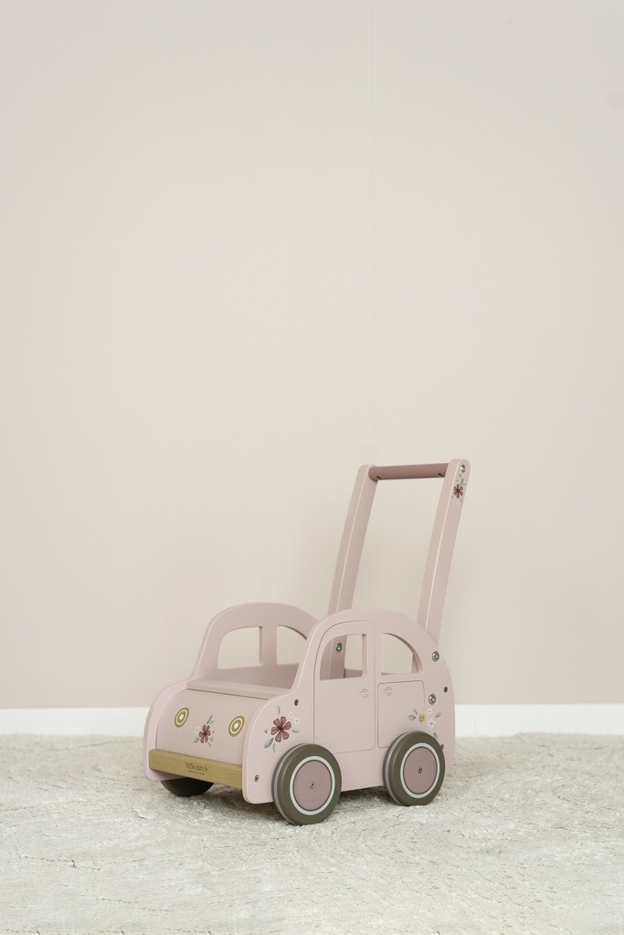 Little Dutch Loopwagen roze