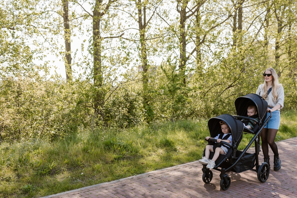 Topmark Duokinderwagen 2 Combi zwart