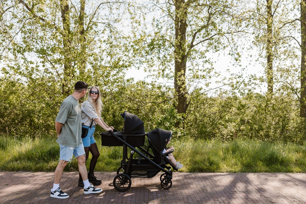 Topmark Duokinderwagen 2 Combi zwart