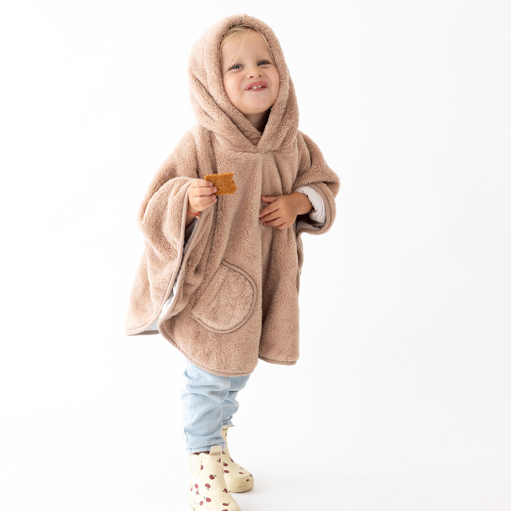 Bemini Poncho de voyage Soft & Jersey Natural