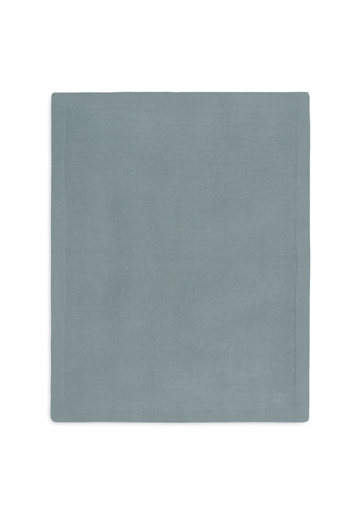 deken voor wieg 75x100cm Cosy Knit Sea Green