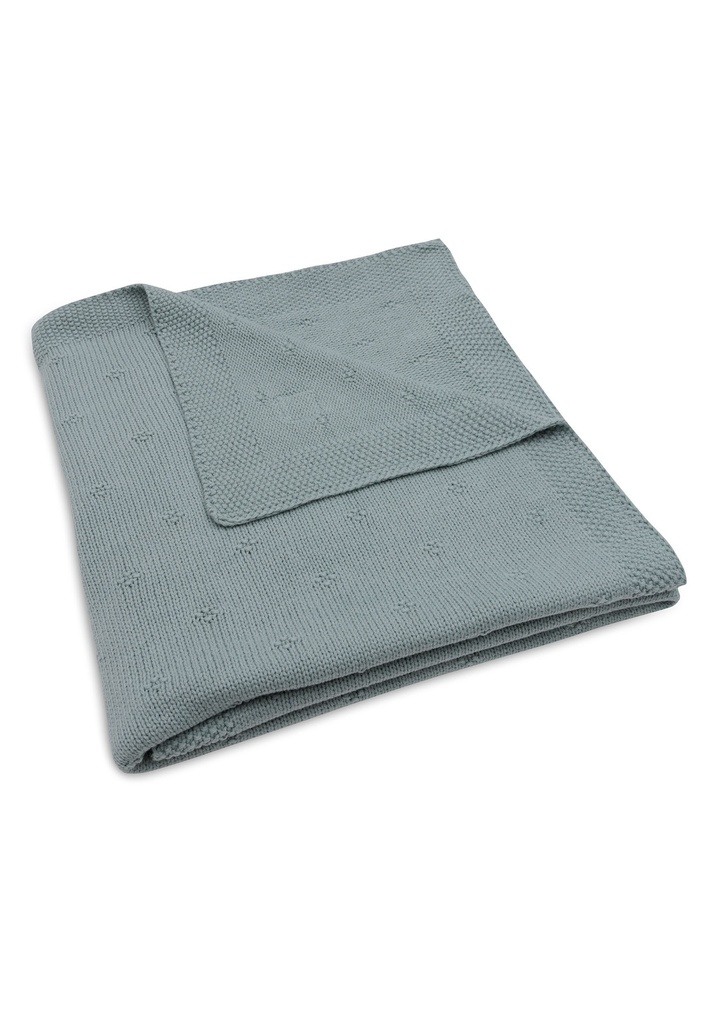 deken voor bed 100x150cm Cosy Knit Sea Green