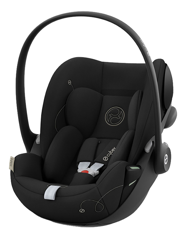 Cybex Siège-auto portable Cloud G i-Size Groupe 0+ Moon Black