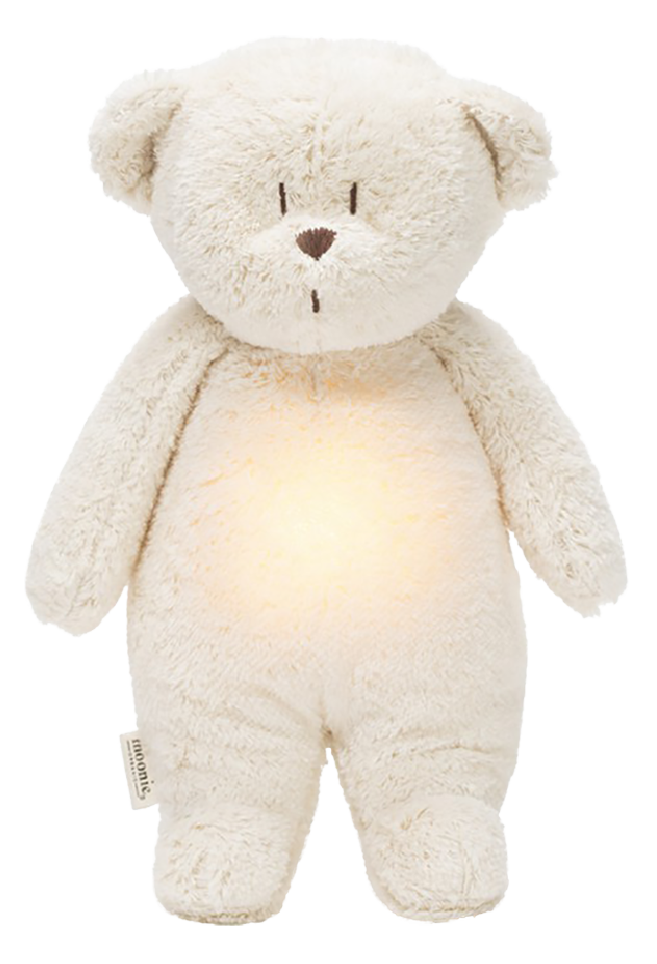 Moonie Knuffel met licht en geluid The Humming Bear Polar 28 cm