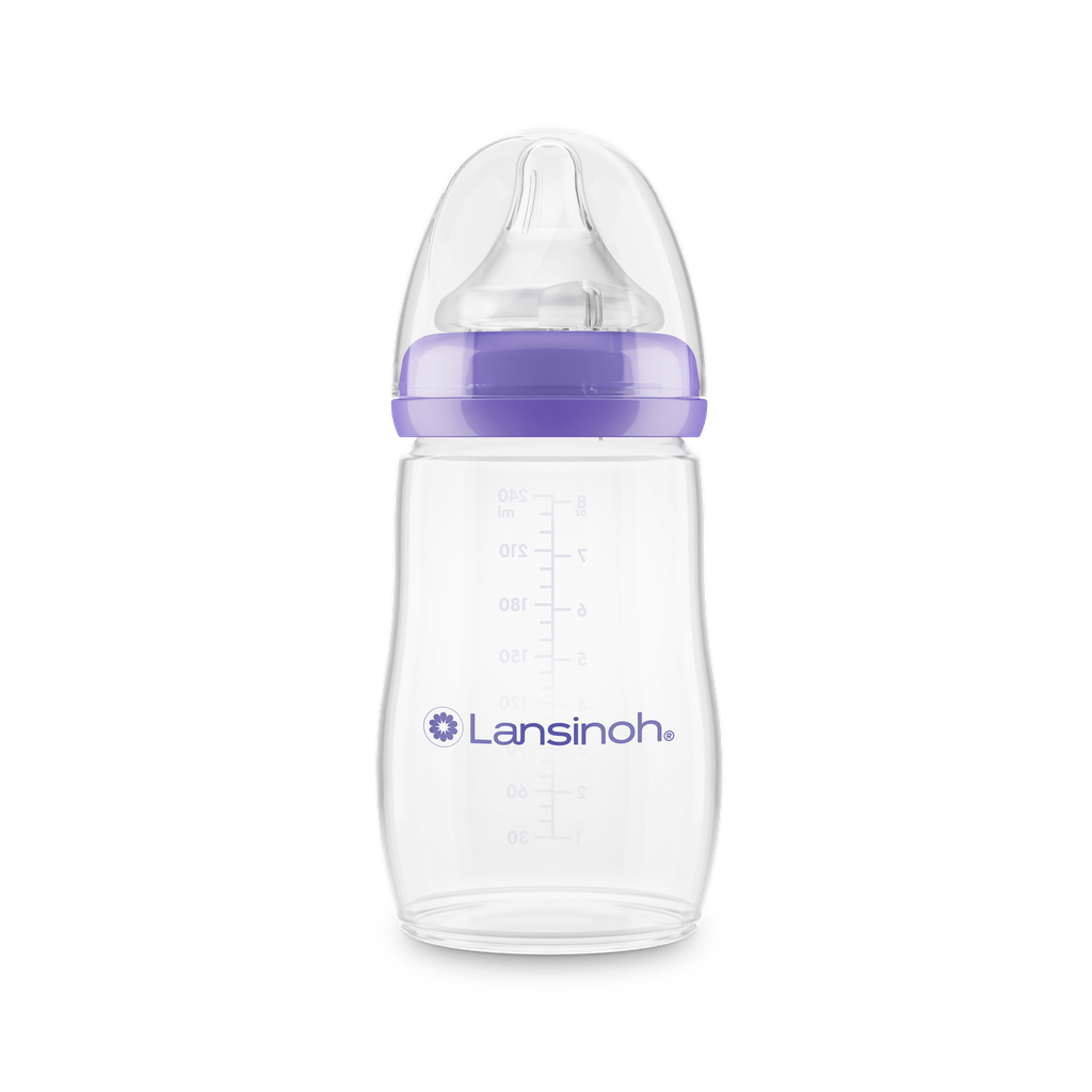 Lansinoh Biberon NaturalWave 240 ml transparent