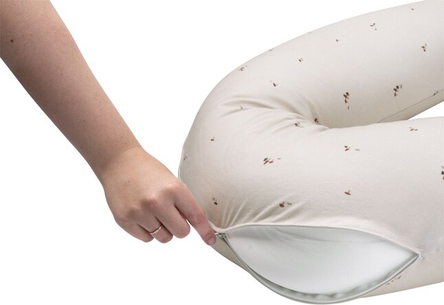 doomoo Housse pour coussin d'allaitement Softy Mushrooms