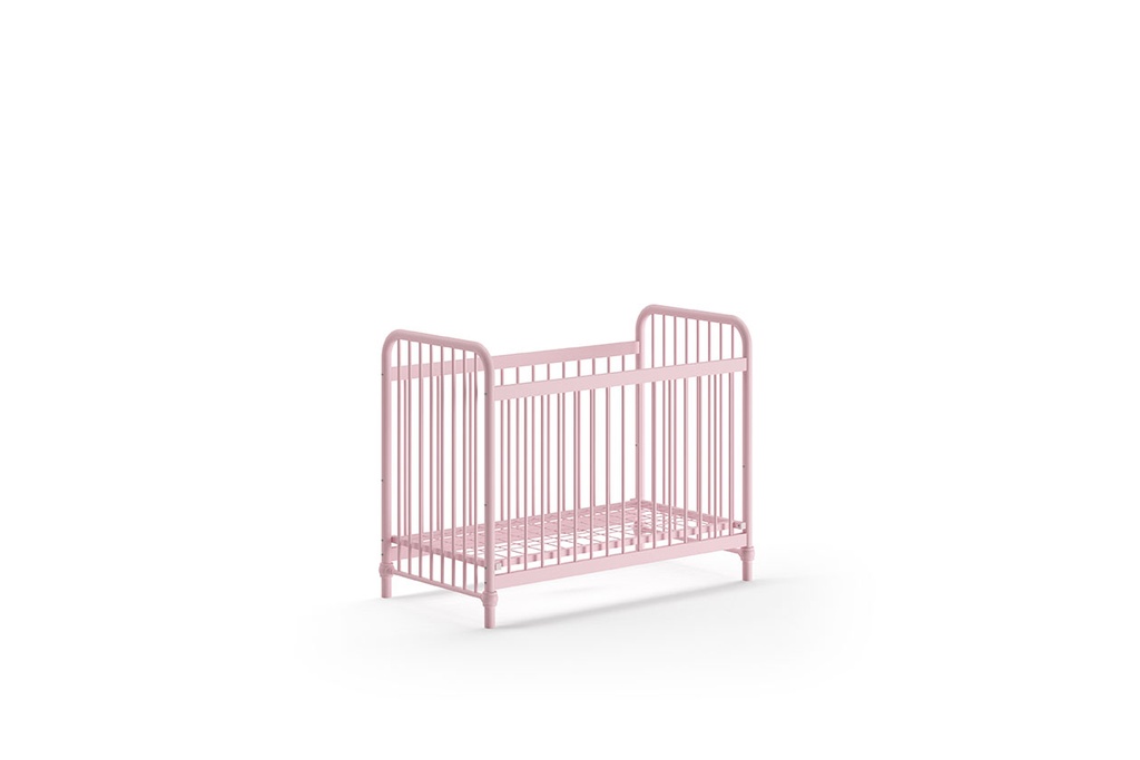 Jaxx Lit de bébé L 120 x Lg 60 cm Bronxx Misty Pink