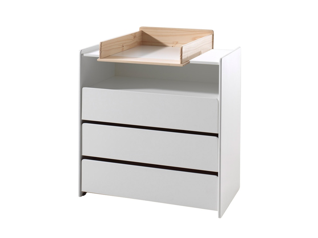 Jaxx Commode avec rallonge Kiddy blanc