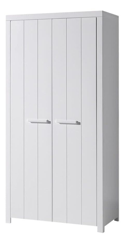 Jaxx Armoire 2 portes Erik blanc