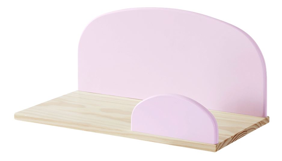 Jaxx wandplank Kiddy 45 cm roze