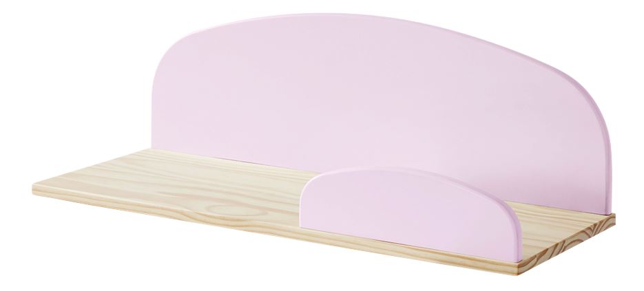 Jaxx wandplank Kiddy 65 cm roze