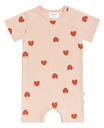 Lässig Playsuit Heart Peach Rose