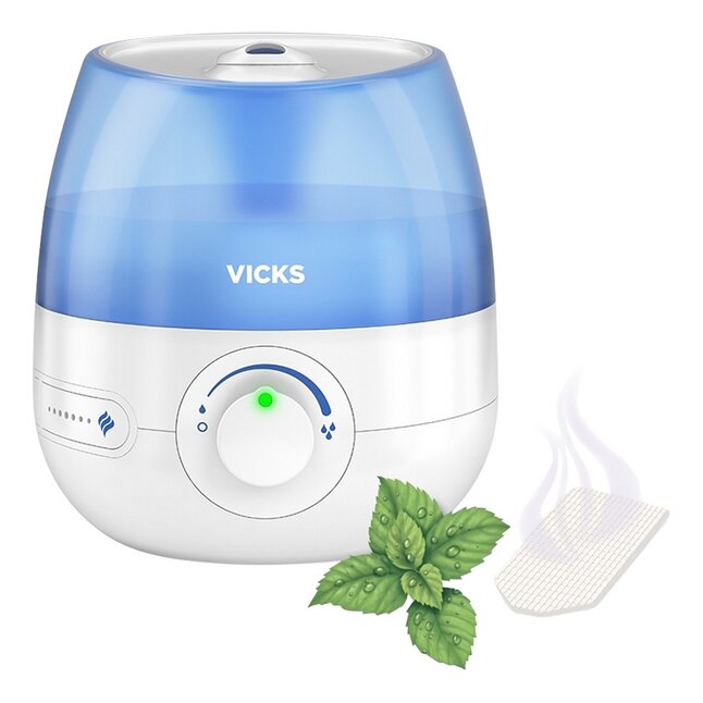 Vicks Humidificateur ultrasonique Mini Cool Mist