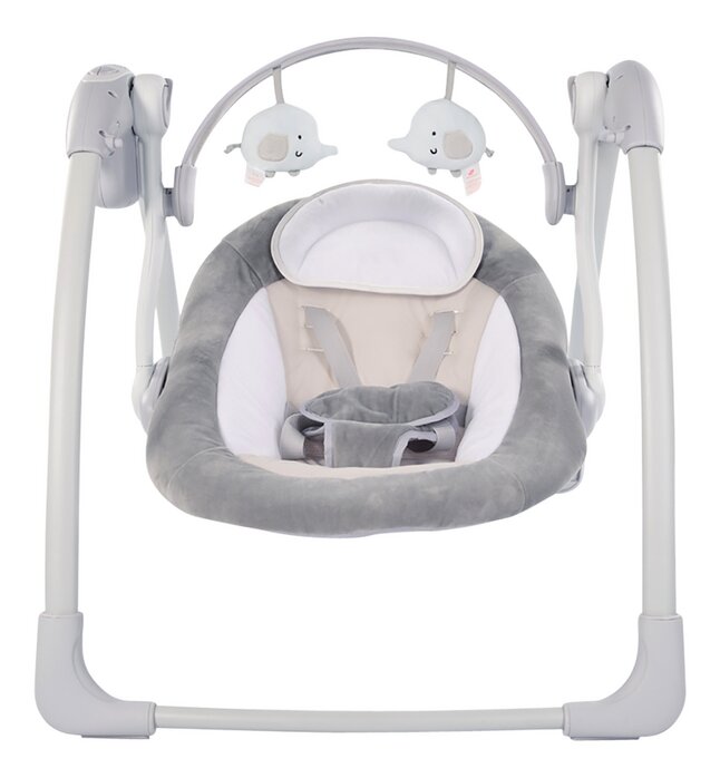 Bo Jungle Babyswing B-Portable Dolphy Grey