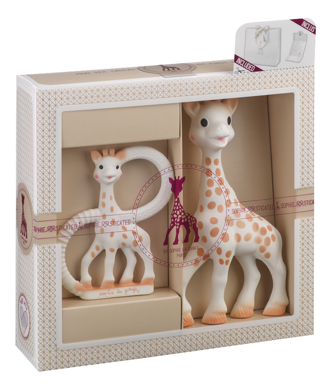 Sophie la girafe Geschenkset Il était une fois met bijtring