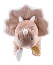 Noukie's Activiteitenknuffel Popsie, Gigi & Louli - Triceratops Popsie 15 cm