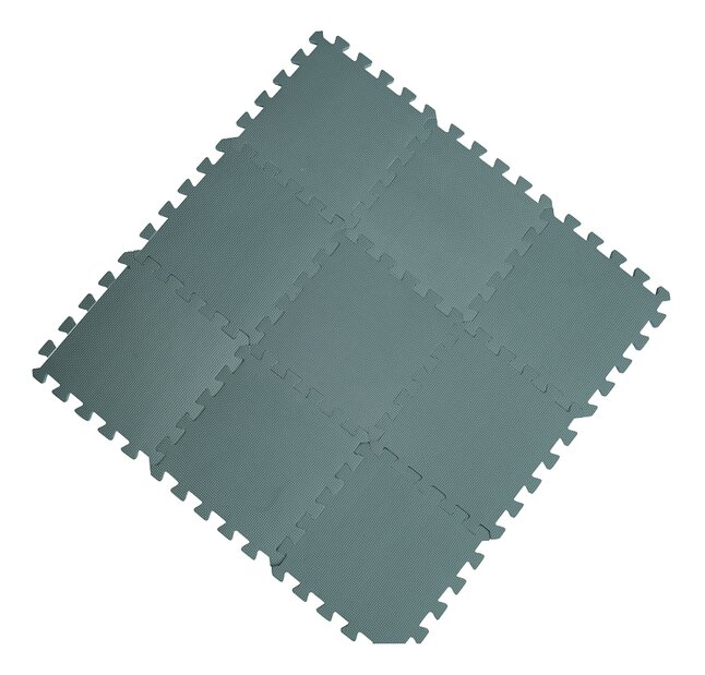 BabyDan Puzzeltegels Dusty Green - 9 stuks