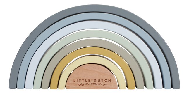 Little Dutch Houten Regenboog Blue