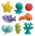 Infantino Jouet de bain Aquarium Bath Squirters - 8 pièces