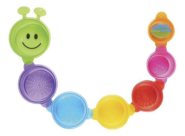 Munchkin Jouet de bain Gobelets-passoires Caterpillar Spillers