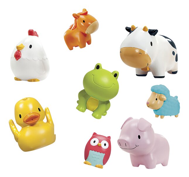 Munchkin Jouet de bain Farmyard Friends - 8 pièces