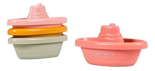 Little Dutch Badspeelgoed Bootjes roze