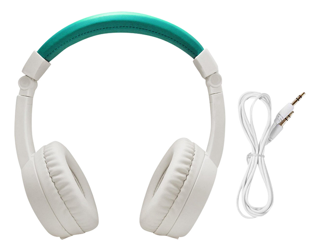 Timio Casque blanc/vert