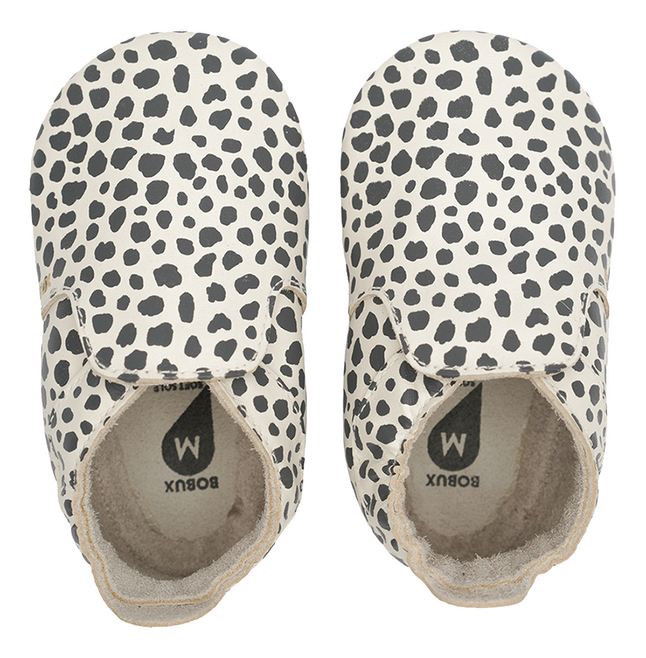 Bobux Chaussons Dalmation Vanilla écru 15-21 mois