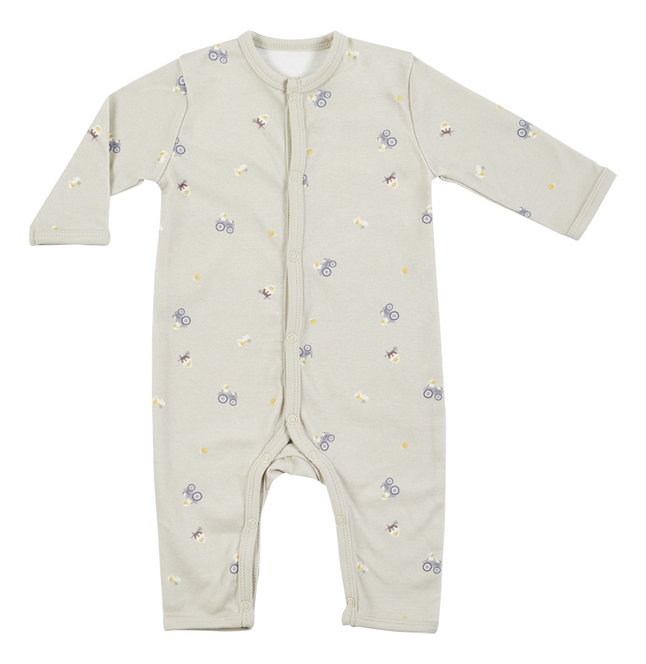 Dreambee Pyjama Jules & Odette Tracteurs vert gris