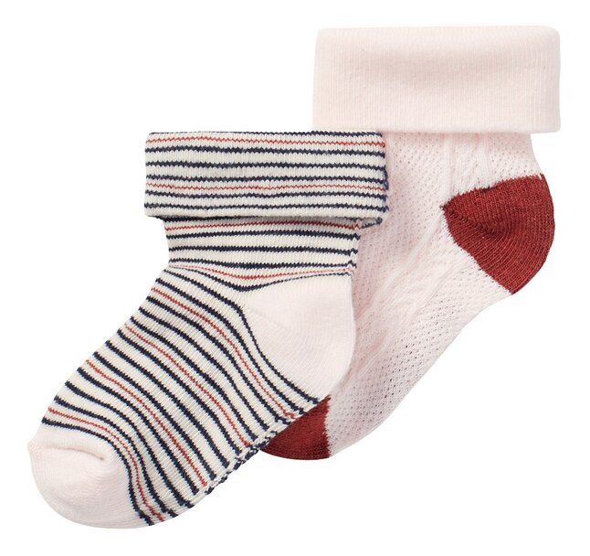 Noppies Paire de chaussettes Afyon Peach Whip - 2 pièces 