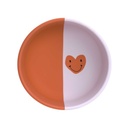 Lässig Bol en silicone Happy Rascals Heart Lavender