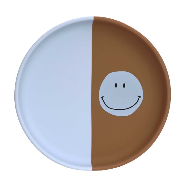 Lässig Assiette Happy Rascals Smile Silicone