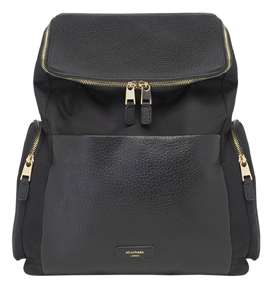 Storksak Sac à langer Alyssa Black Gold