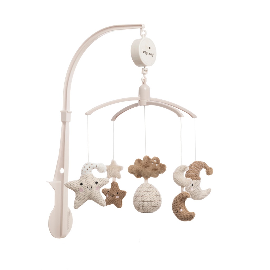 Baby's Only Mobiel met muziek Heaven Clay/Warm Linen