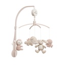 Baby's Only Mobiel met muziek Animals Oudroze/Warm Linen