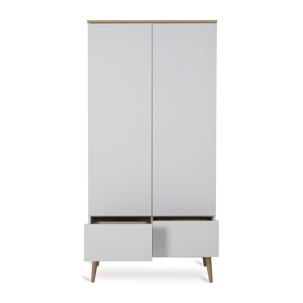 Quax Armoire 2 portes Flow White