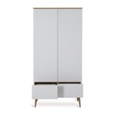 Quax Armoire 2 portes Flow White