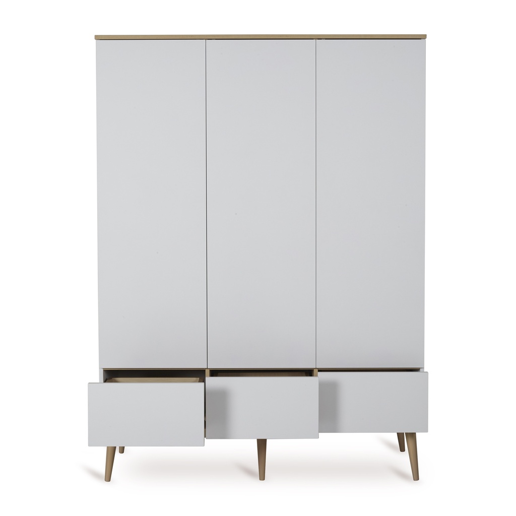 Quax Armoire 3 portes Flow White