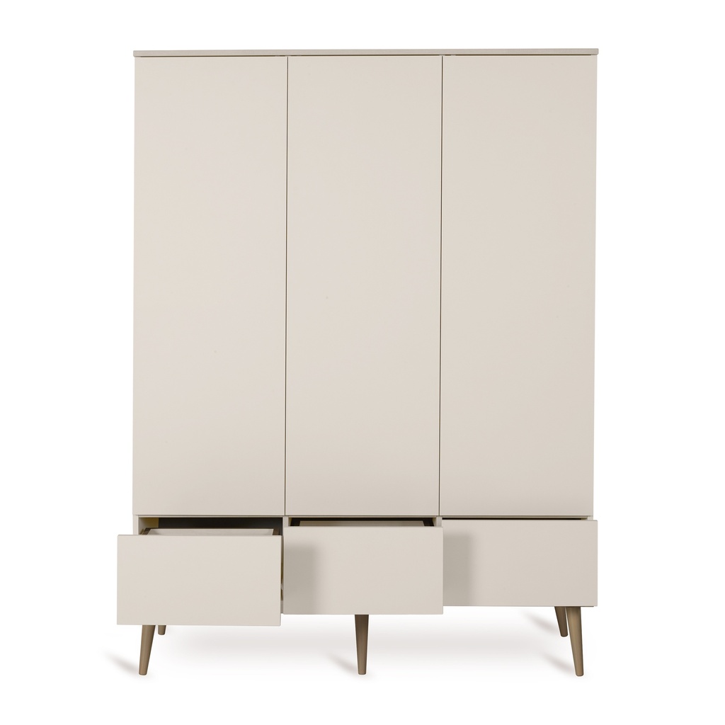 Quax Armoire 3 portes Flow Clay