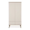 Quax Armoire 2 portes Flow Clay