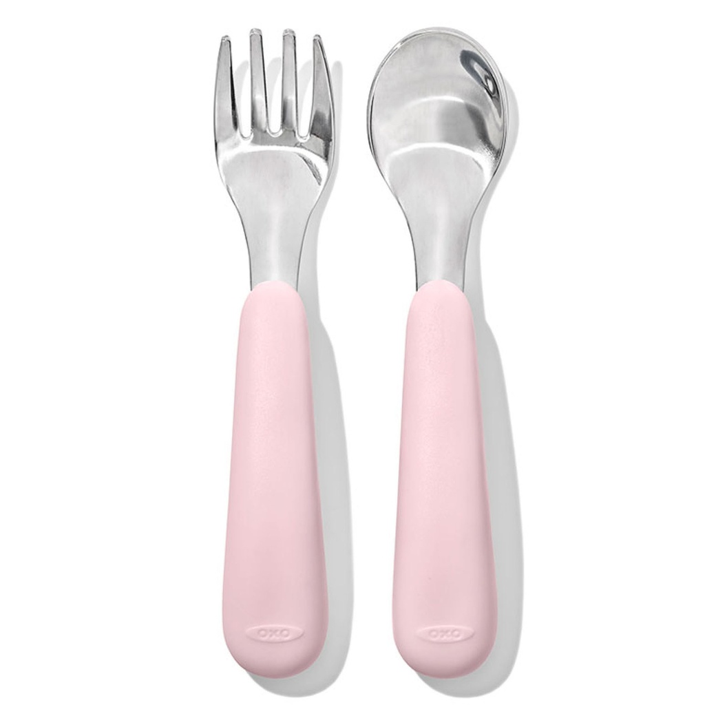 OXO Tot Fourchette et cuillère Blossom