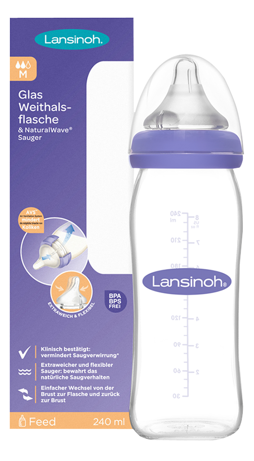 Lansinoh Biberon Natural Wave 240 ml