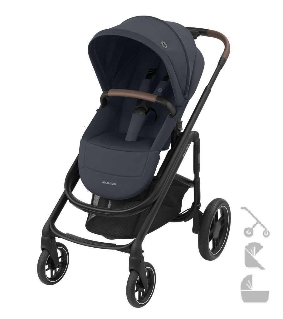 Maxi-Cosi Poussette 3 en 1 Plaza+ Essential Graphite