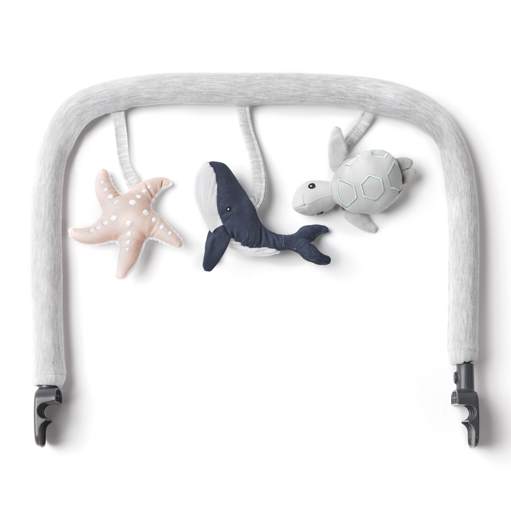 ERGObaby Arceau de jeu pour relax Evolve Ocean Wonders Light Grey 