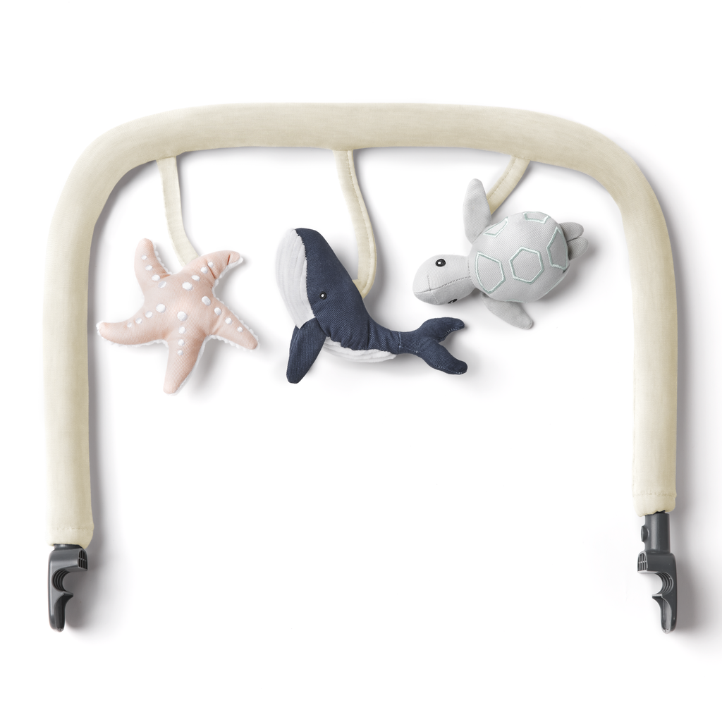 ERGObaby Arceau de jeu pour relax Evolve Ocean Wonders Cream