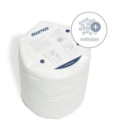 doomoo Recharge pour coussin d'allaitement et pouf Seat 10 l blanc